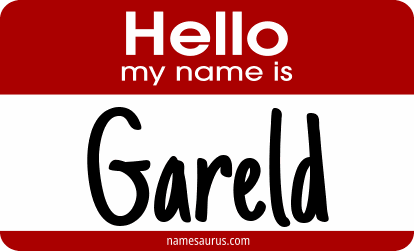 Hello my name is Gareld png download