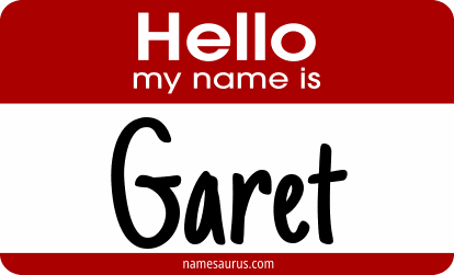 Hello my name is Garet png download