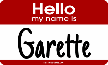 Hello my name is Garette png download