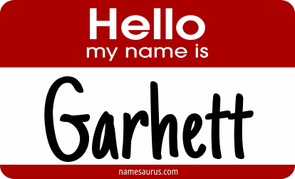 Hello my name is Garhett png download