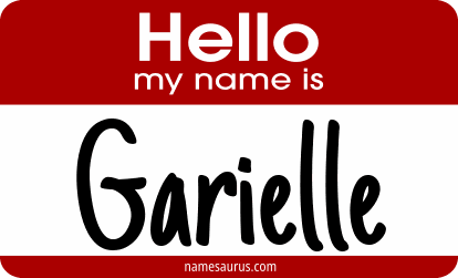 Hello my name is Garielle png download