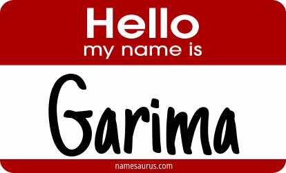 Hello my name is Garima png download