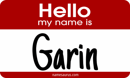 Hello my name is Garin png download