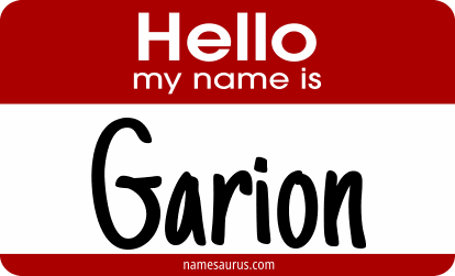 Hello my name is Garion png download
