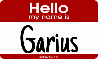 Hello my name is Garius png download