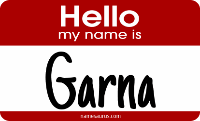 Hello my name is Garna png download