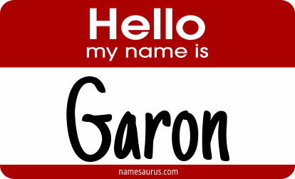 Hello my name is Garon png download