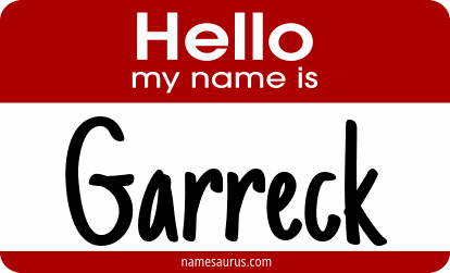 Hello my name is Garreck png download