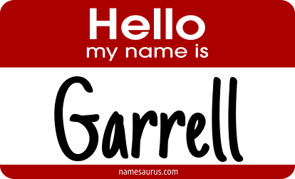 Hello my name is Garrell png download