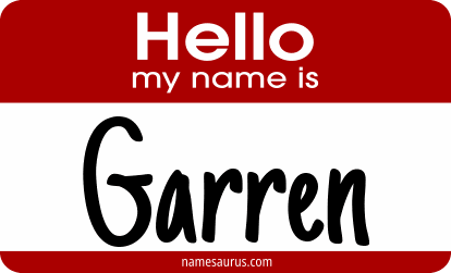 Hello my name is Garren png download