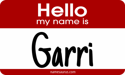 Hello my name is Garri png download