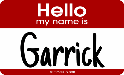Hello my name is Garrick png download