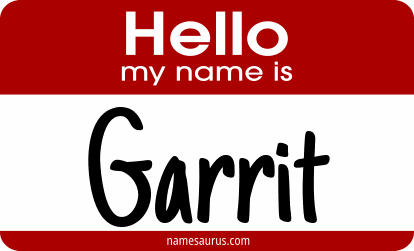 Hello my name is Garrit png download