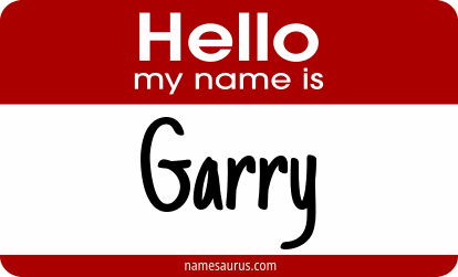 Hello my name is Garry png download