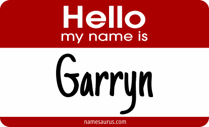 Hello my name is Garryn png download