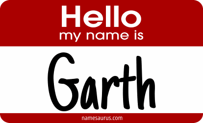 Hello my name is Garth png download