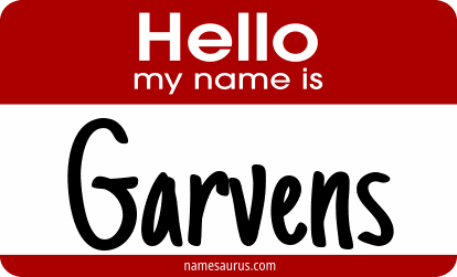 Hello my name is Garvens png download