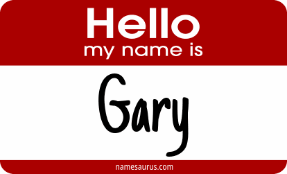 Hello my name is Gary png download