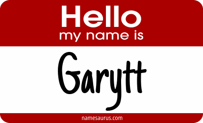 Hello my name is Garytt png download
