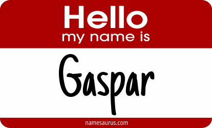 Hello my name is Gaspar png download