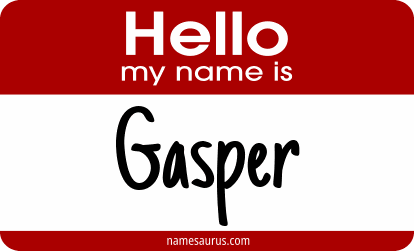 Hello my name is Gasper png download