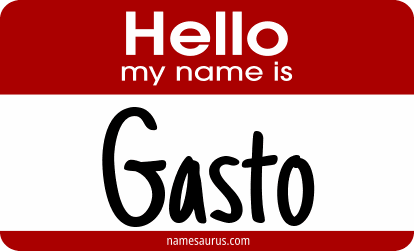 Hello my name is Gasto png download