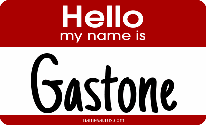 Hello my name is Gastone png download