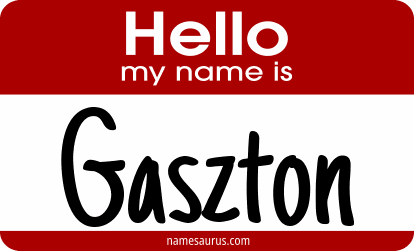 Hello my name is Gaszton png download