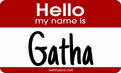 Hello my name is Gatha png download