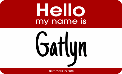 Hello my name is Gatlyn png download