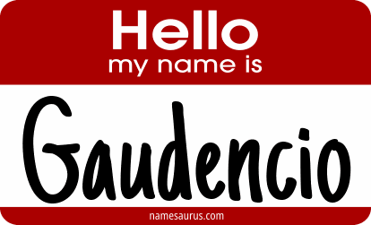 Hello my name is Gaudencio png download