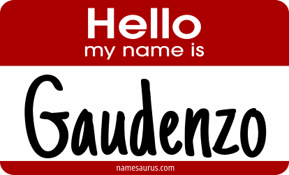 Hello my name is Gaudenzo png download