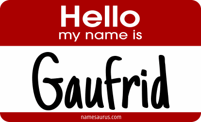 Hello my name is Gaufrid png download