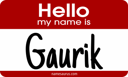 Hello my name is Gaurik png download