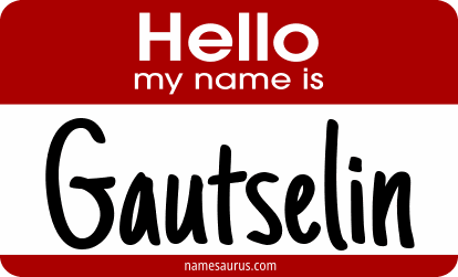 Hello my name is Gautselin png download