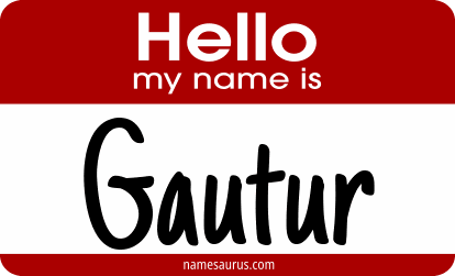 Hello my name is Gautur png download