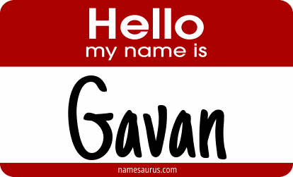 Hello my name is Gavan png download