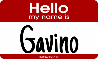 Hello my name is Gavino png download