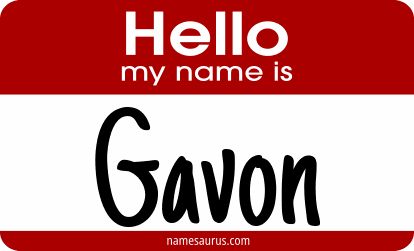 Hello my name is Gavon png download