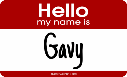 Hello my name is Gavy png download