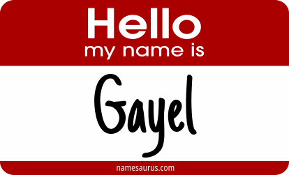 Hello my name is Gayel png download