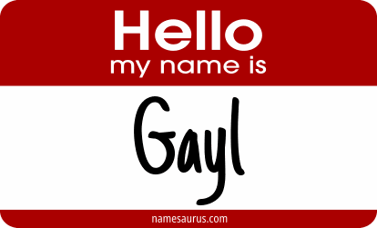 Hello my name is Gayl png download