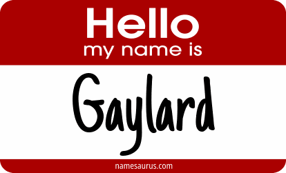 Hello my name is Gaylard png download