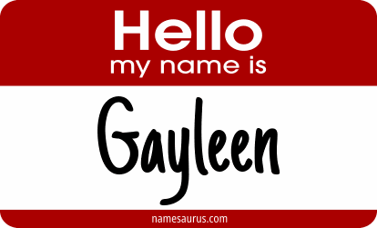 Hello my name is Gayleen png download