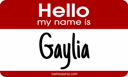 Hello my name is Gaylia png download