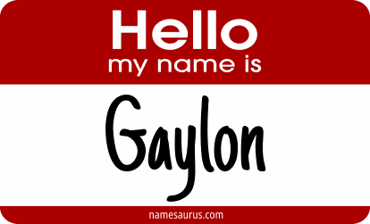Hello my name is Gaylon png download