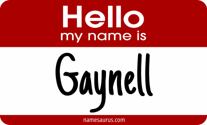 Hello my name is Gaynell png download