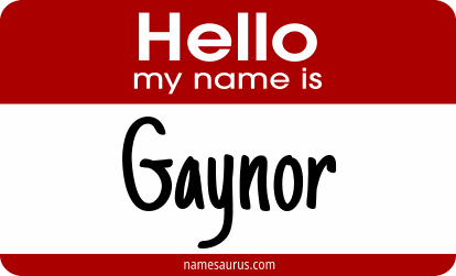 Hello my name is Gaynor png download