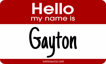 Hello my name is Gayton png download