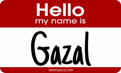 Hello my name is Gazal png download